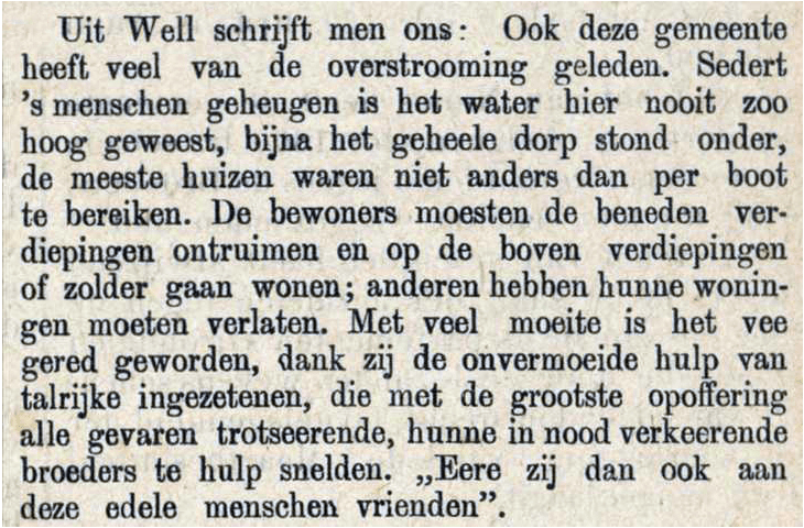 Overstromingen rivieren 31-12-1880